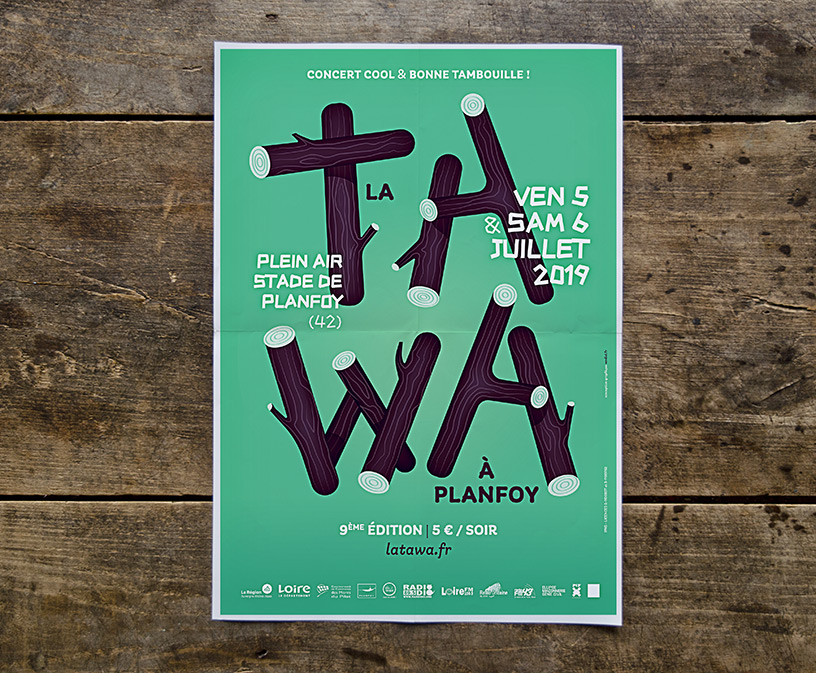 affiche du festival La Tawa à Planfoy