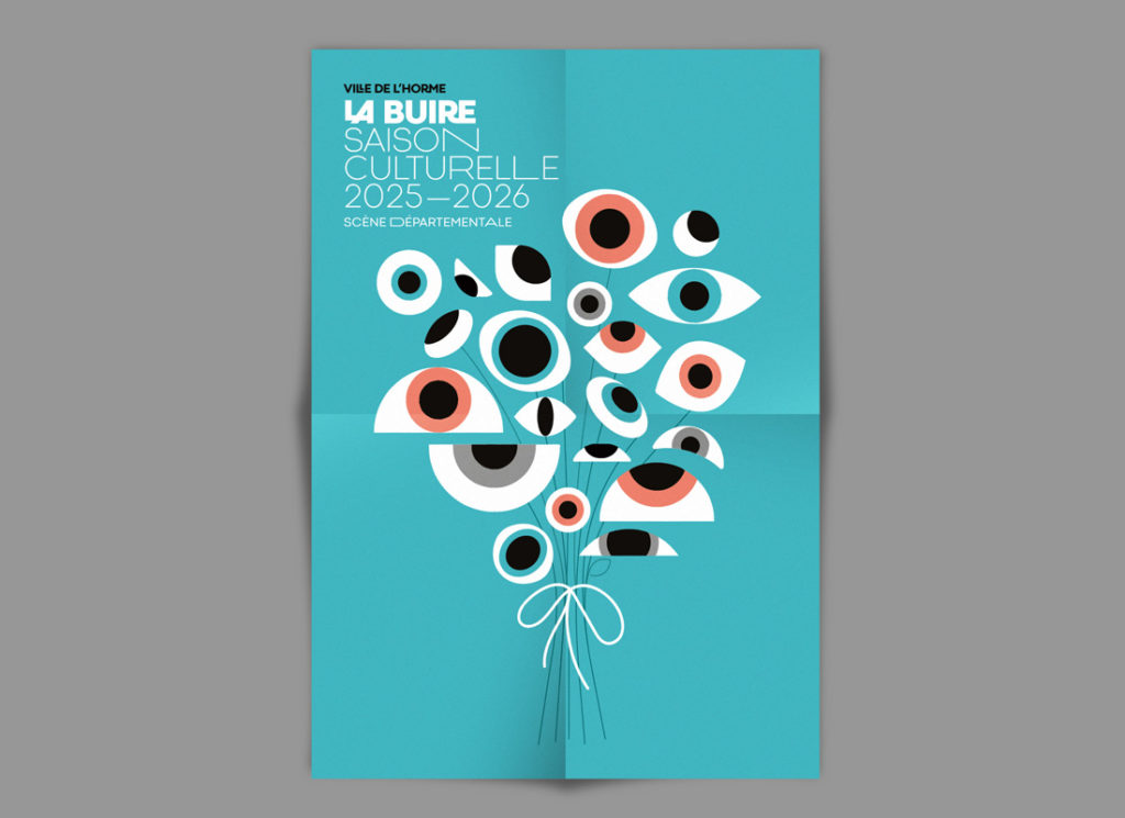 Affiche pour la nouvelle saison culturelle de la Ville de l'Horme